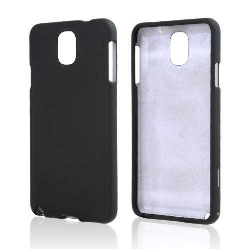 Black Rubberized Hard Case for Samsung Galaxy Note 3