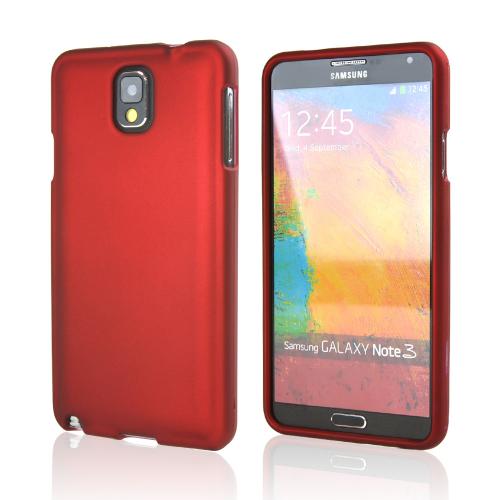 Red Rubberized Hard Case for Samsung Galaxy Note 3