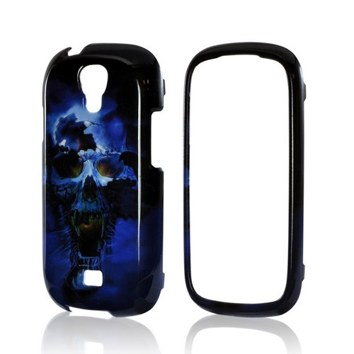 Blue Skull Hard Case for Samsung Stratosphere 2