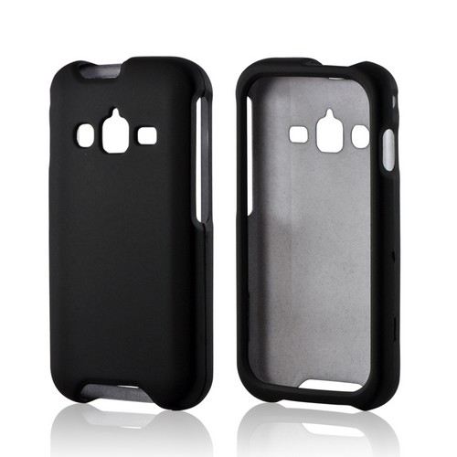 Black Rubberized Hard Case for Samsung Galaxy Rugby Pro