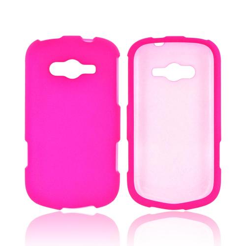 Samsung Galaxy Reverb Rubberized Hard Case - Hot Pink