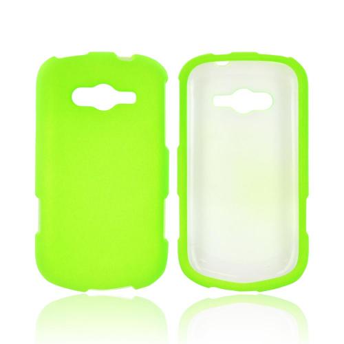 Samsung Galaxy Reverb Rubberized Hard Case - Neon Green