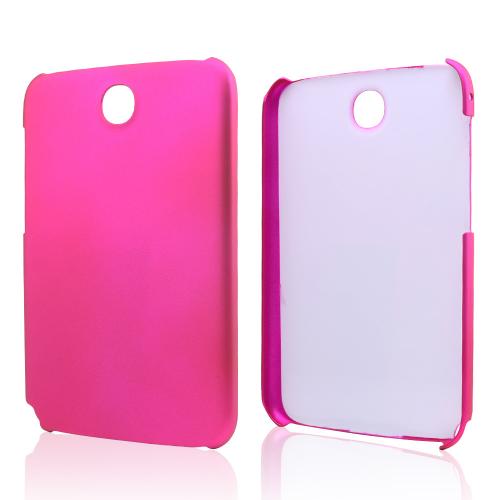 Hot Pink Rubberized Hard Case for Samsung Galaxy Note 8.0