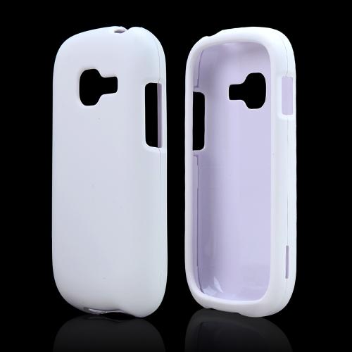 White Rubberized Hard Case for Samsung Galaxy Centura