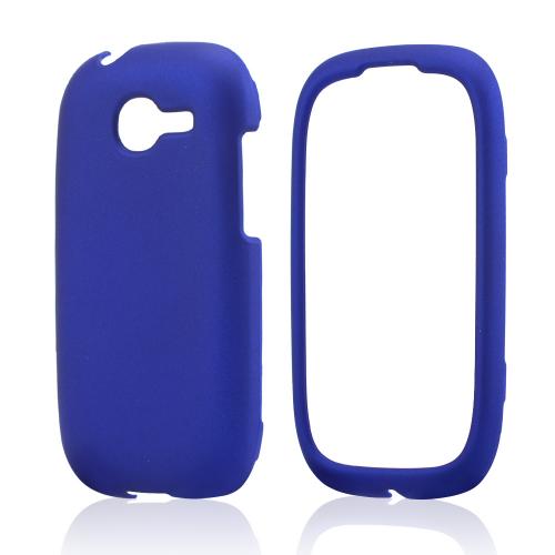 Blue Rubberized Hard Case for Samsung Gravity Q