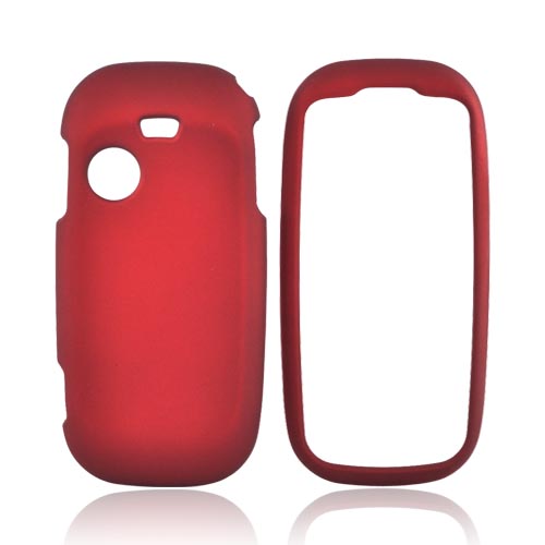 Samsung T369 Rubberized Hard Case - Red