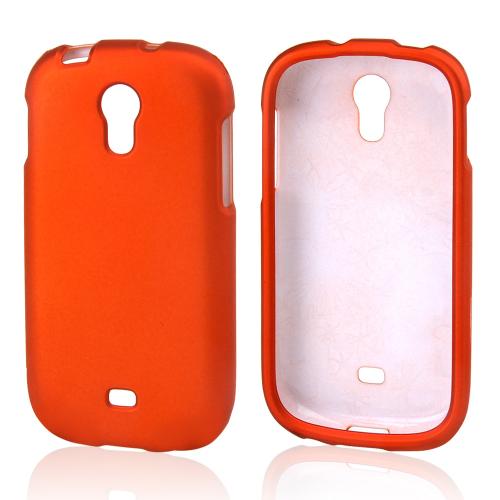 Orange Rubberized Hard Case for Samsung Galaxy Light