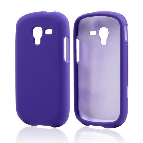 Purple Rubberized Hard Case for Samsung Galaxy Exhibit