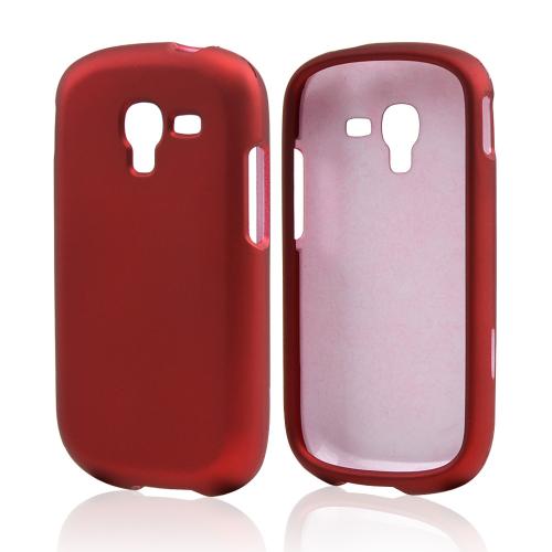 Red Rubberized Hard Case for Samsung Galaxy Exhibit
