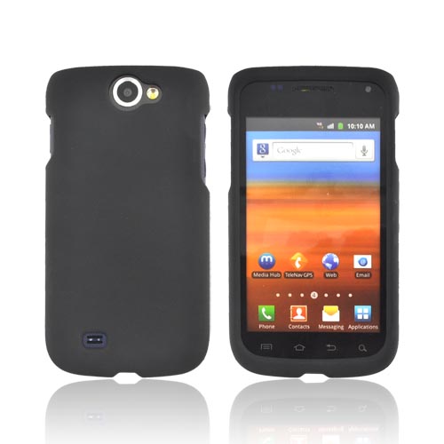 Samsung Exhibit 2 4G Rubberized Hard Case - Black