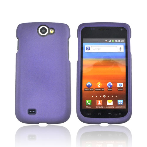 Samsung Exhibit 2 4G Rubberized Hard Case - Purple