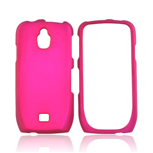 Samsung Exhibit T759 Rubberized Hard Case - Rose Pink