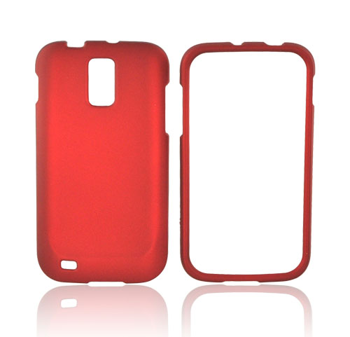 T-Mobile Samsung Galaxy S2 Rubberized Hard Case - Red