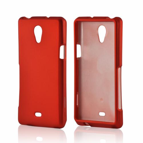 Orange Rubberized Hard Case for Sony Xperia TL