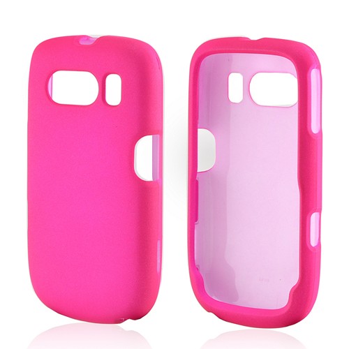 Hot Pink Rubberized Hard Case for ZTE Aspect F555