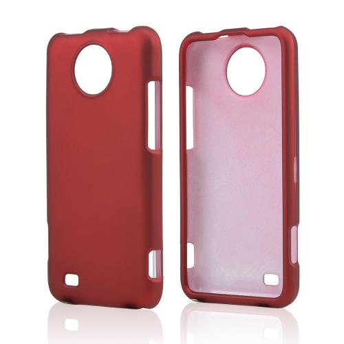 Red Rubberized Hard Case for ZTE Vital