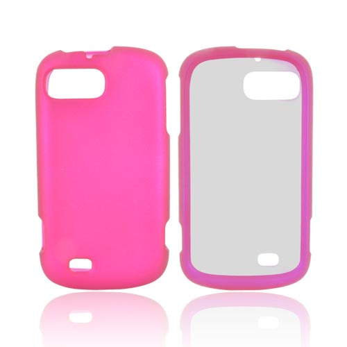 ZTE Fury N850 Rubberized Hard Case - Rose Pink