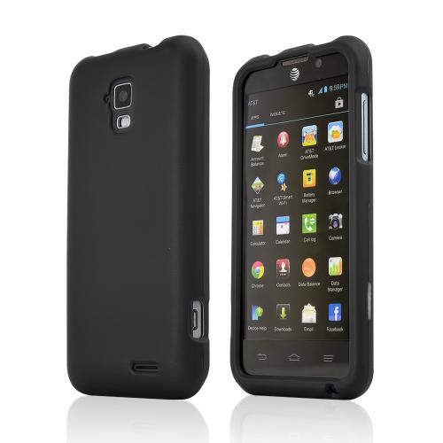 Black Rubberized Hard Case for AT&T Z998
