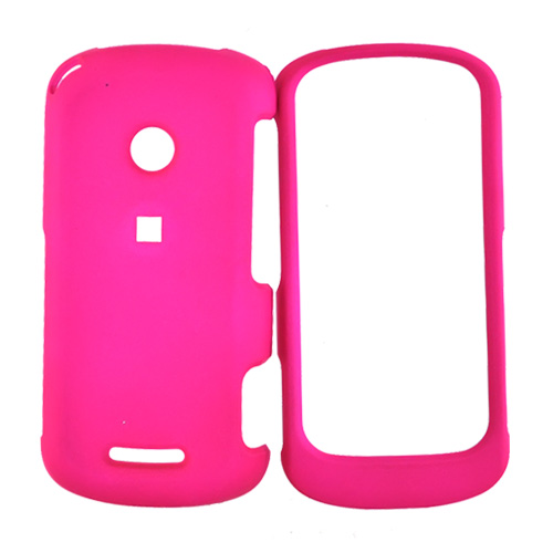 Motorola Crush Rubberized Hard Case - Hot Pink