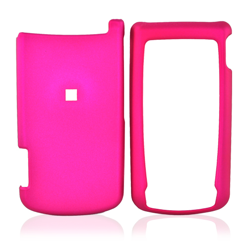 Motorola i890 Rubberized Hard Case - Rose Pink