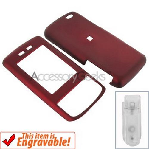 Verizon Samsung Sway Rubberized Hard Case - Red