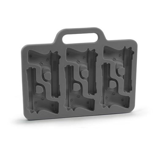 Fred & Friends Freeze! Handgun Silicone Ice Cube Tray - Pop A Cap In Your Glass