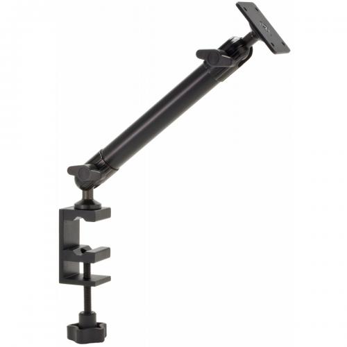 Arkon Black Heavy Duty Pedestal - 10" Aluminum Mounting Pedestal with C-Clamp Base