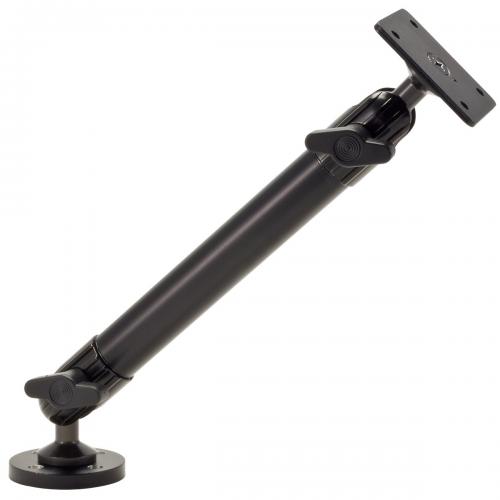 Arkon Black Heavy Duty Pedestal - 10" Aluminum Mounting Pedestal with 4 Hole Drill Base