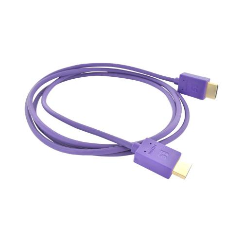Purple HDMI V1.4 High Speed Male to Male Cable - 5FT