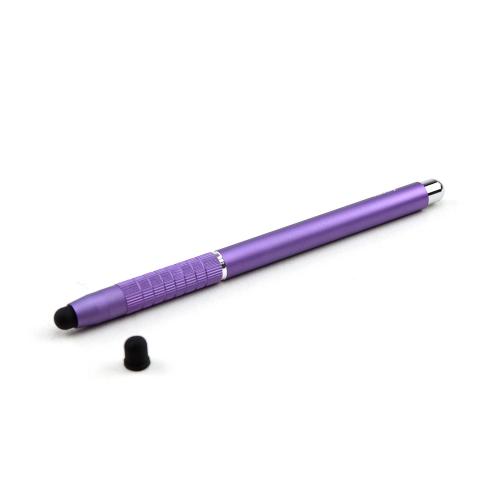 Original iClooly Universal Alumi Pen Stylus & Pen in 1 - Purple