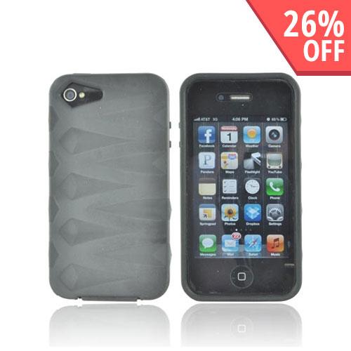 AT&T/ Verizon Apple iPhone 4, iPhone 4S Fusion Candy Case - Black