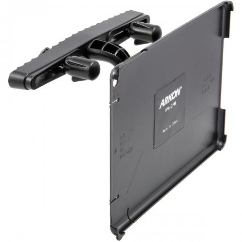 Arkon Black iPad Air Custom Fit Mount - Single Car Seat Headrest Mount (IPA-CFH + HM002-SBH)