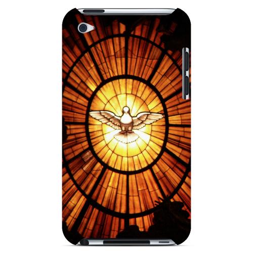 Geeks Designer Line (GDL) Bibles Series Apple iPod 4 Slim Hard Back Cover - Holy Spirit Glass