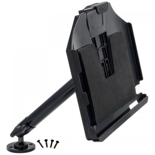 Arkon Black iPad Custom Fit Mount - (IPMX-CFH + HD005) 10" Heavy Duty Countertop / Floor Mount