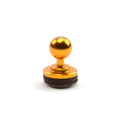 Orange Metal Mini Joystick Controller for Touch Screen Devices