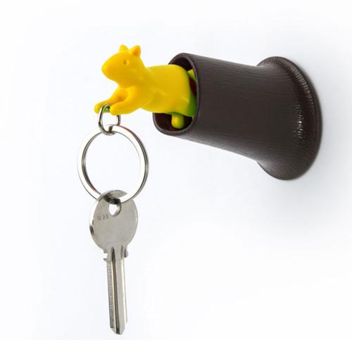 Yellow Squirrel and Branch Keyring Set - A great way to keep your keys in place! Yellow Squirrel and Branch Keyring Set - A great way to keep your keys in place!