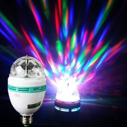 Universal LED Colorful Rotating Disco Lamp Light - Bring the Party with you!