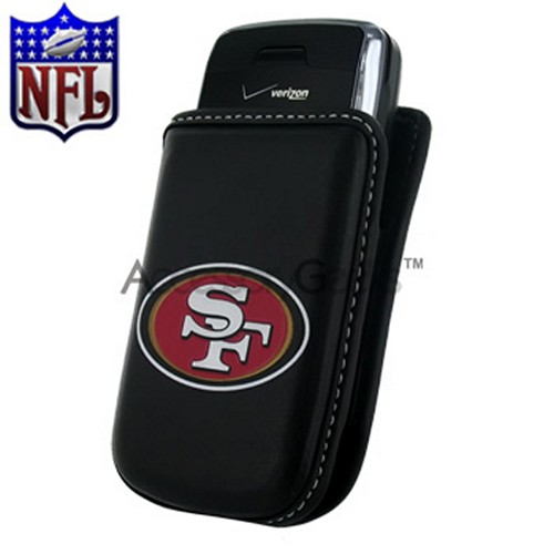NFL Licensed Vertical Cell Phone Pouch w/ Belt Clip - San Francisco 49ers