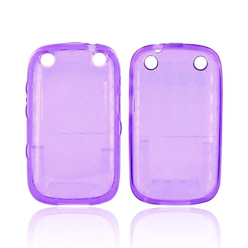BlackBerry Curve 9310/9320 Crystal Silicone Case - Argyle Purple