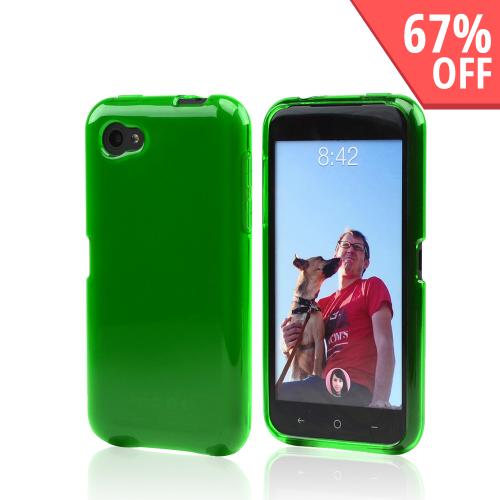 Frosted Neon Green Crystal Silicone Case for HTC First