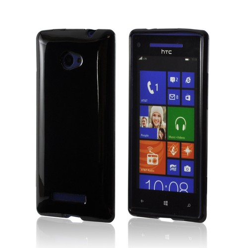 Black Argyle Crystal Silicone Case for HTC 8X