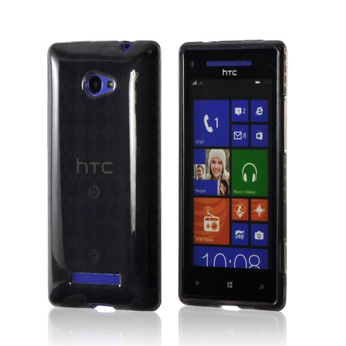 Smoke Argyle Crystal Silicone Case for HTC 8X