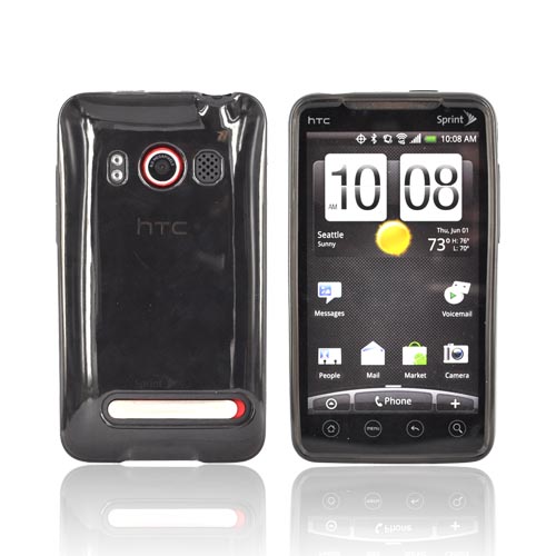 HTC EVO 4G Crystal Silicone Case - Smoke Argyle