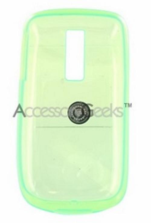 T-Mobile MyTouch 3G Crystal Silicone Case, Rubber Skin - Transparent Green
