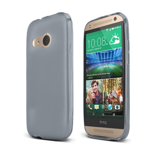 Smoke HTC One Remix Flexible Crystal Silicone TPU Case - Conforms To Your Phone Without Stretching Out!