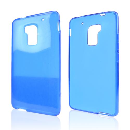 Blue Crystal Silicone Skin Case for HTC One Max