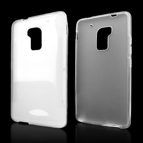Clear Crystal Silicone Skin Case for HTC One Max