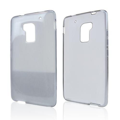 Smoke Crystal Silicone Skin Case for HTC One Max