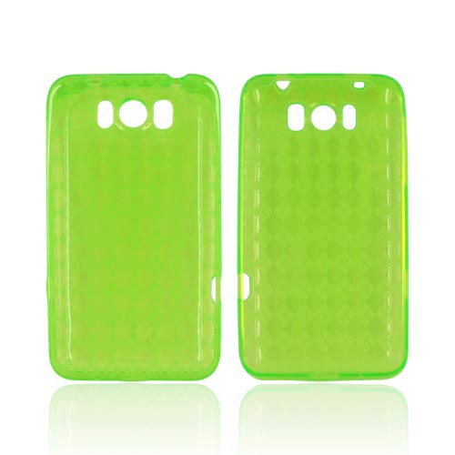 HTC Titan Crystal Silicone Case - Argyle Neon Green