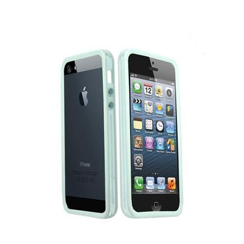 Apple iPhone 5/5S Crystal Silicone Bumper - White/ Frost White